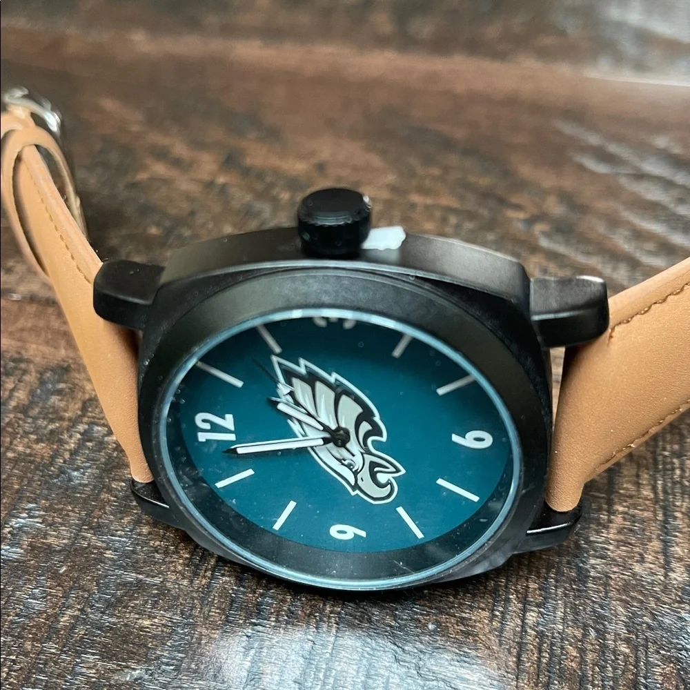 Philadelphia Eagles Brown Wallet & Watch Set - NWT - Picture 11 of 11